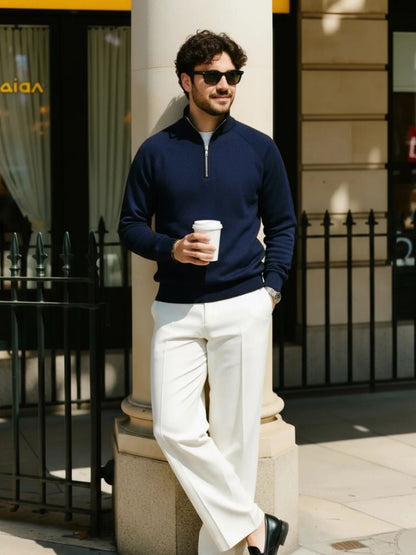 Men’s Knit Sweater – Darkwave Noble Pullover Casual Everyday Knitwear