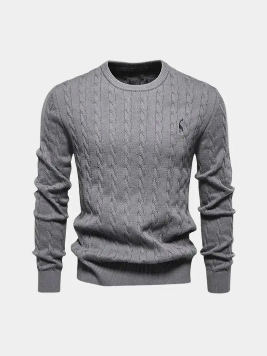 Men’s Knit Sweater – Cotton Crew Neck Casual Everyday Knitwear SPECTER