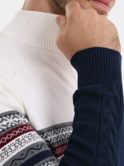 Men’s Knit Sweater – Half Zip Pullover Casual Everyday Knitwear