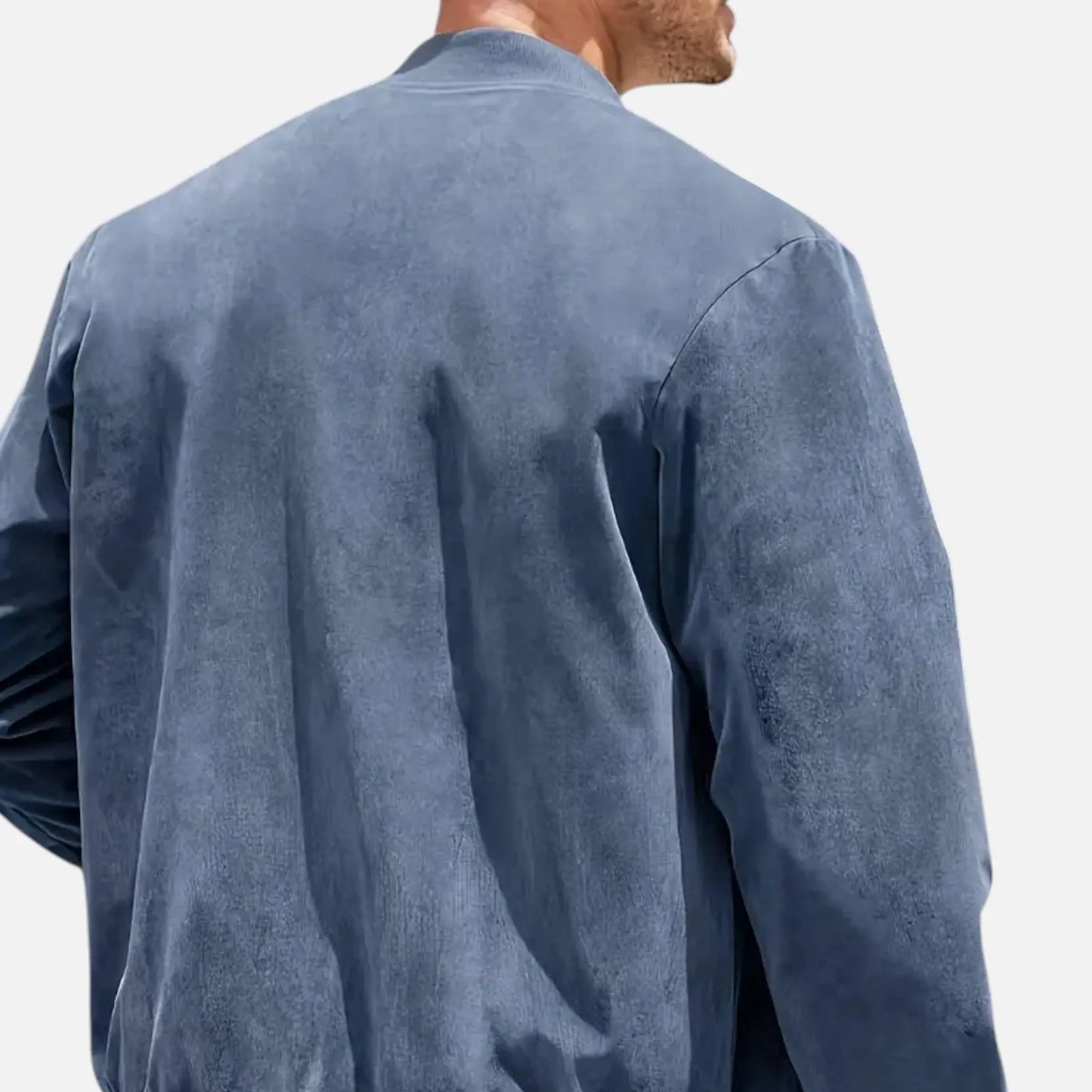 Men’s Bomber Jacket – Solenne Lightweight Vintage Modern Streetwear Fit SPECTER