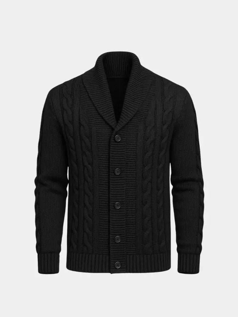 Men’s Cardigan Sweater – Elegant Casual Everyday Knitwear SPECTER