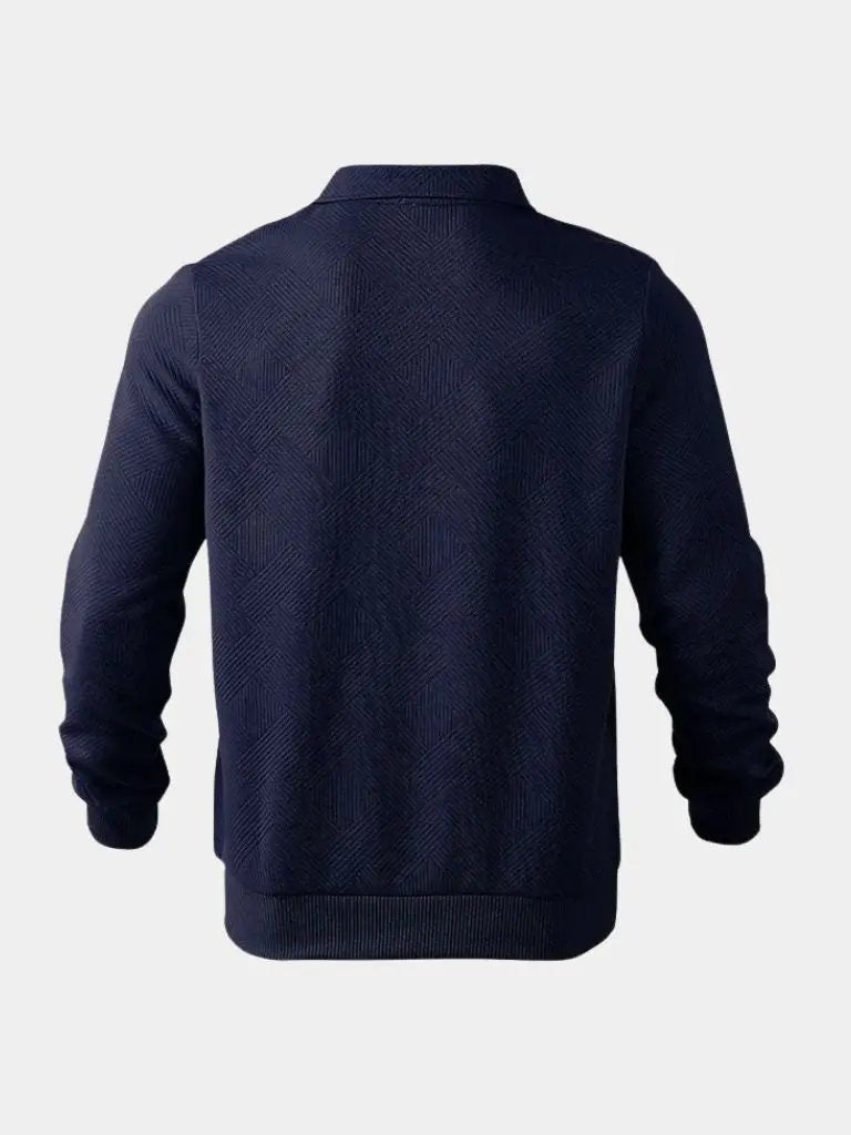 Men’s Knit Sweater – Sandmoor Luxe Casual Everyday Knitwear SPECTER