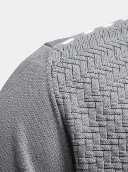 Men’s Knit Cardigan Sweater – Neck Knitwear Casual Everyday Knitwear SPECTER
